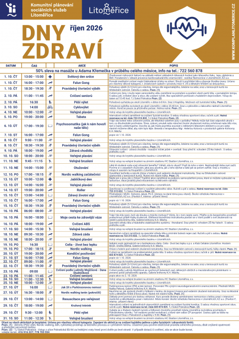 Dny zdraví 2026